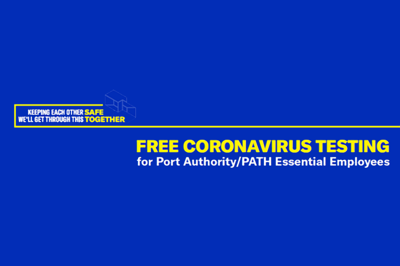 Port Authority Essential Employee Covid-19 prioritized testing locations